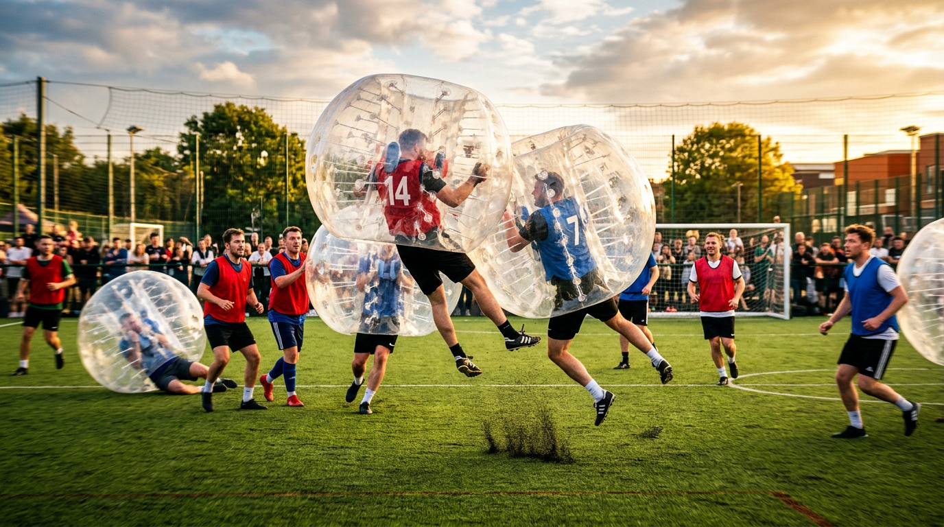 How Many People Do You Need for Bubble Football?