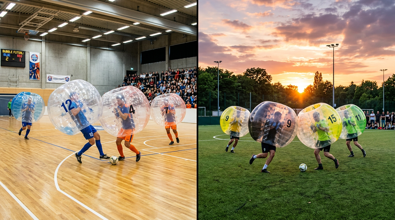 Indoor vs Outdoor Bubble Football: Which Is Better?