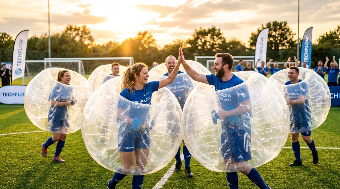 Why Bubble Football Is Great for Team Building Events